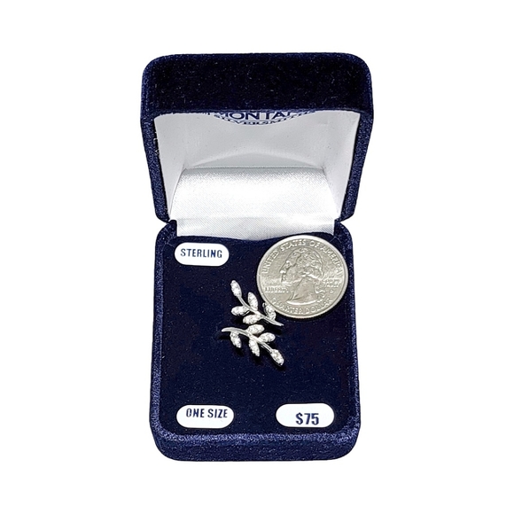 Montana Silversmiths Sacred Forest Sterling Silver CZ Crystal Wrap Ring One Size - Picture 6 of 11